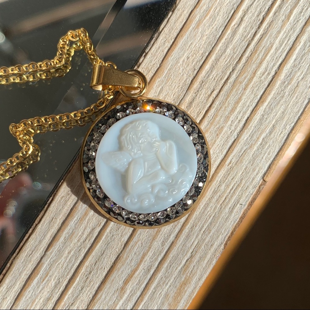 Guardian Angel Pearl Necklace